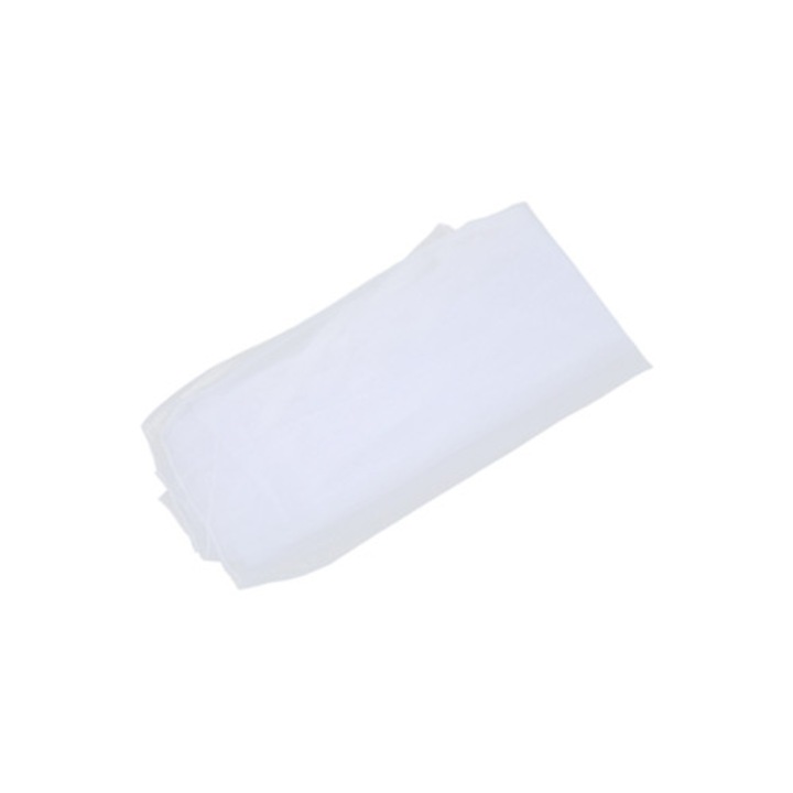 Perdea voal alb transparent 160x200cm pentru bucatarie, dining si baie