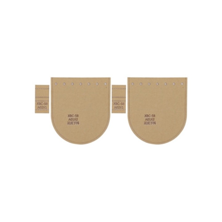 2 db akril sablon pénztárcákhoz, bőr kézműves eszközök