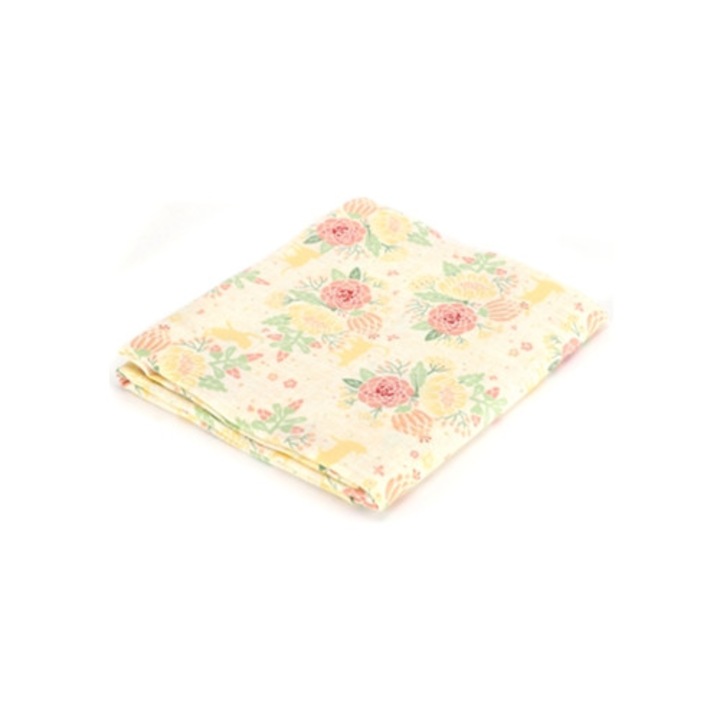 Tesatura din bumbac patchwork floral pentru flori si plante, materiale de craft, accesorii de cusut