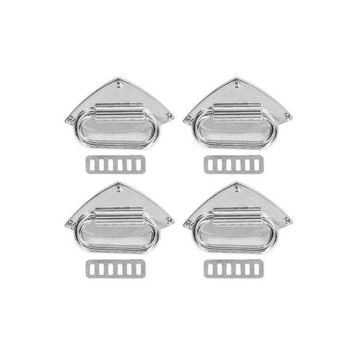 Ötvözet csatok táskákhoz, szett, 30x45mm, többszínű