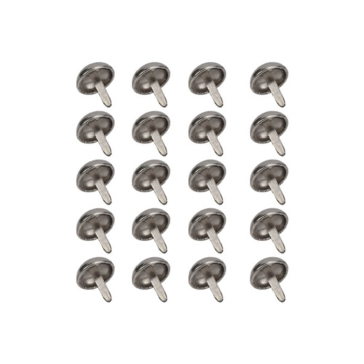 20 darab 22 mm-es cinkötvözet dekoratív gomba szegecs kézműves munkákhoz