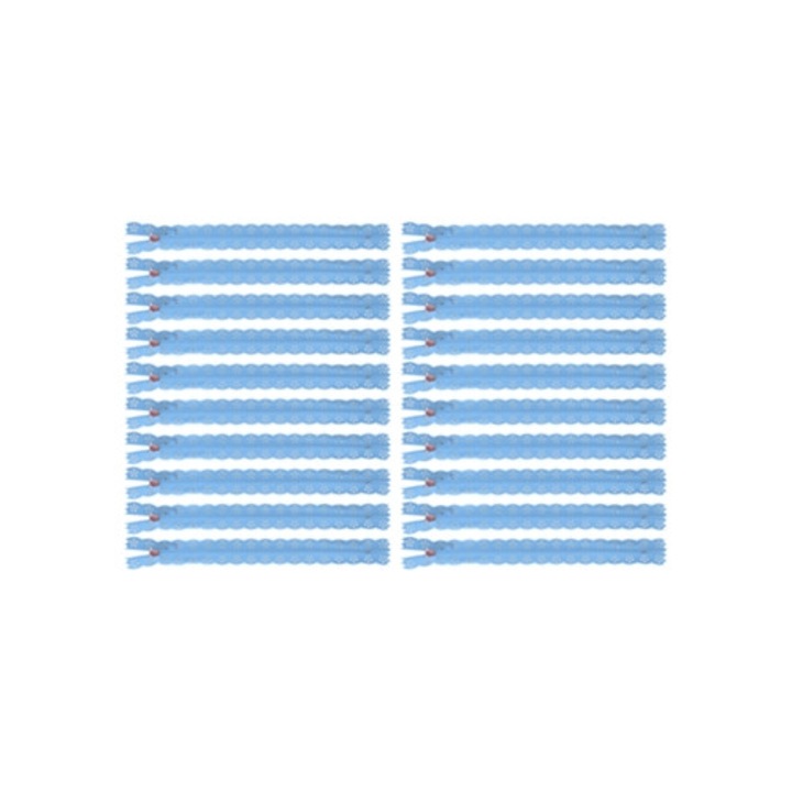 20 darab 20 cm-es nylon cipzár készlet kézműves munkákhoz, esküvői ruhákhoz, masnikhoz