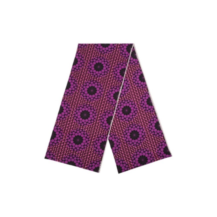 Tesatura africana din poliester 6 yarzi, imprimeuri geometrice colorate, pentru rochii DIY