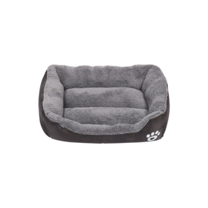 Culcus pentru caini, captuseala calda, antiderapant, anti-murdarie, 60x80cm