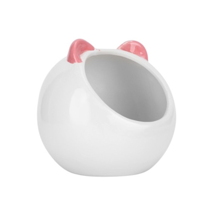 Casa ceramica pentru hamster si chinchilla, pat si cada, pentru animale mici