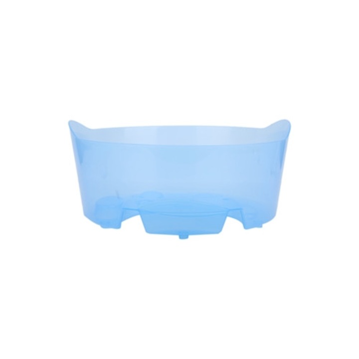 Acvariu din plastic transparent cu platforma de odihna pentru reproducerea testoaselor, 60x30x30cm
