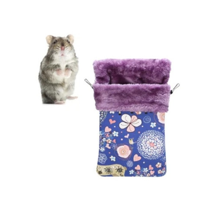 Culcus pentru animale mici, flanel, calduros, 30x30cm