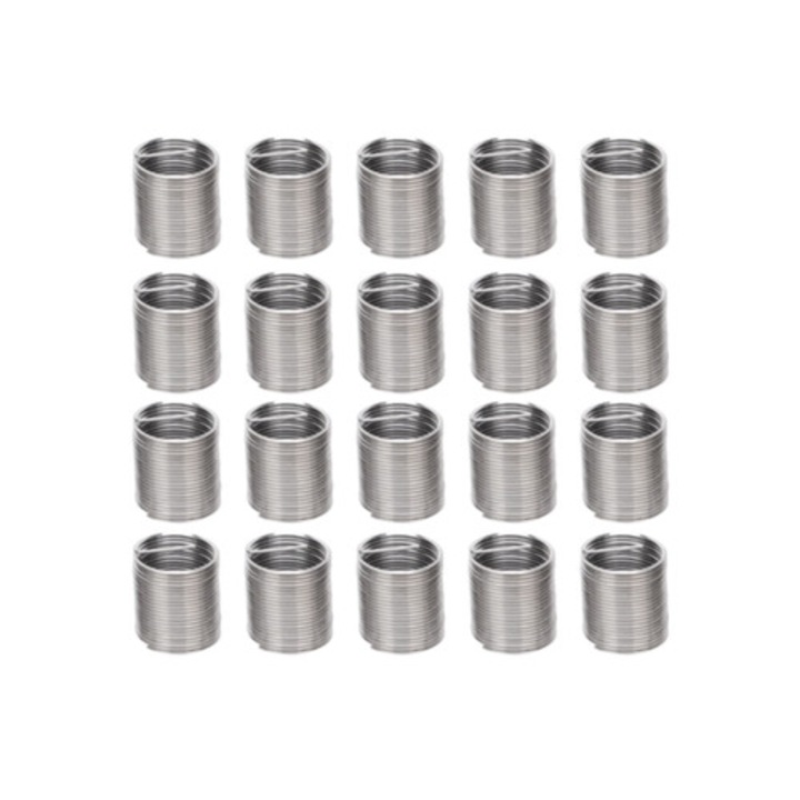 Set 20 piulite din inox M14x1x2d cu filet interior si exterior