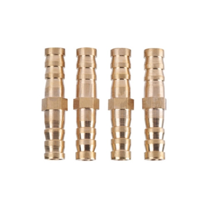 Conector reducator din alama cu pin conic, set de 4, 8mm x 8mm