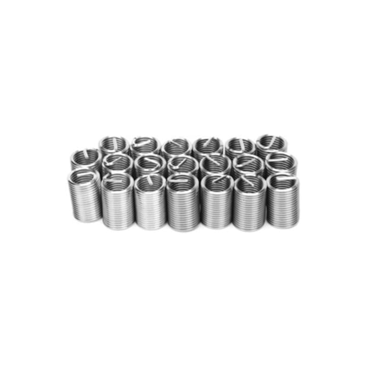Set 20 bucati insertii filet din otel inoxidabil M12 x 1.5 pentru repararea filetelor