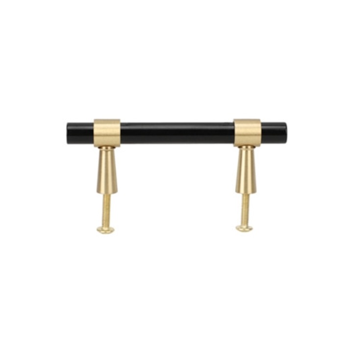 Manere sertar din alama neagra, accesorii mobilier