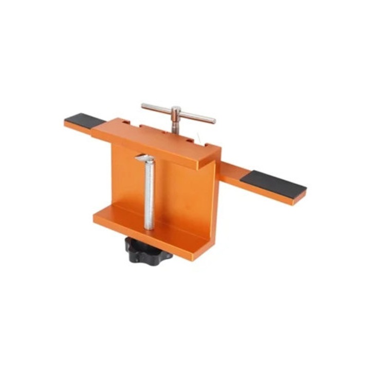 Cleme de fixare pentru dulapuri, aluminiu, unghi drept, set