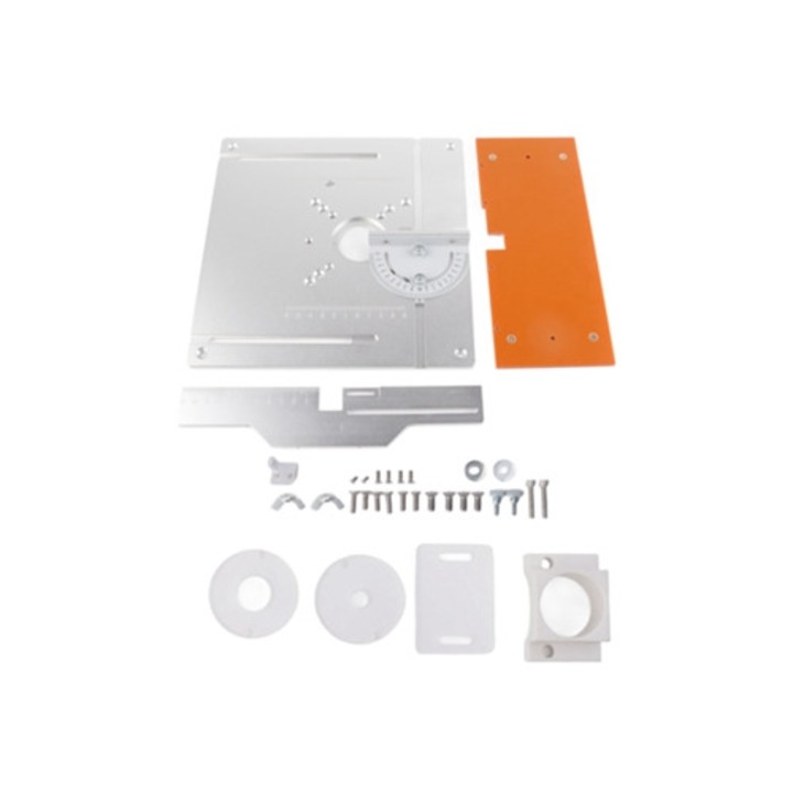 Placa de insertie pentru freza din lemn, aluminiu