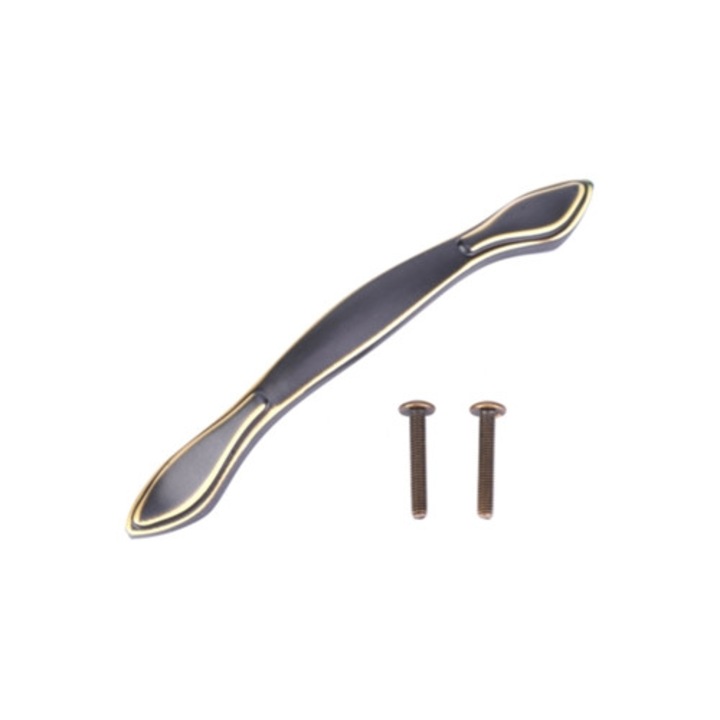 Manere din alama pentru mobila, set, 137x13x23mm