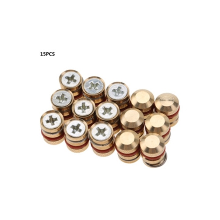 Menet nélküli nyomócsap magas hőmérsékletnek ellenálló műanyag formákhoz, d8, 15 darabos készlet