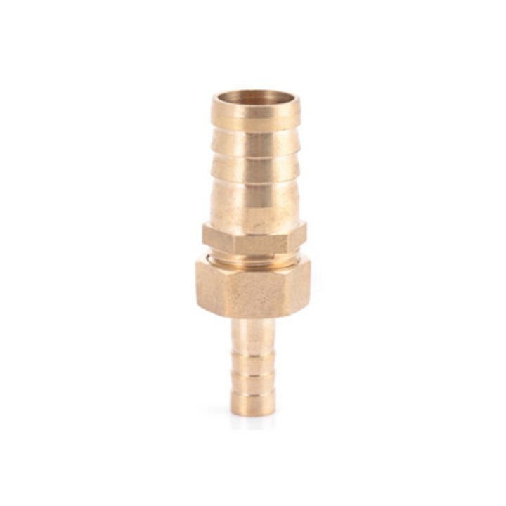 Conector reducator din alama, mufa 10mm la 16mm, set mufe si conectori irigare