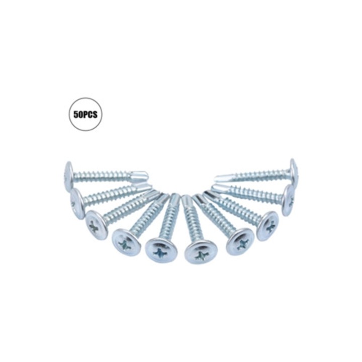 Set de 50 suruburi autoforante cu cap conic M4.2