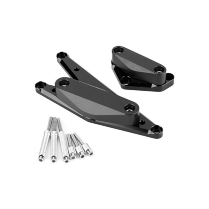 Protectie cadru crash bar cu bumper pentru Suzuki Bandit GSF1250 GSX1250FA, negru