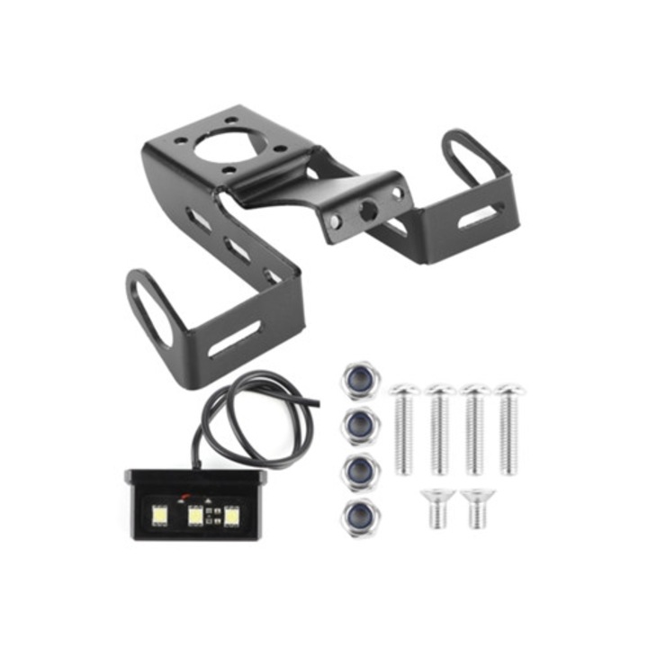 Suport pentru numar de inmatriculare motocicleta cu LED pentru Yamaha YZF R6 2006-2016
