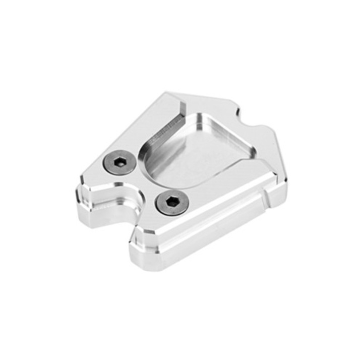 Placa de extensie pentru suport lateral CNC din aluminiu, Piaggio Vespa GTS 300ie, Sprint, LX