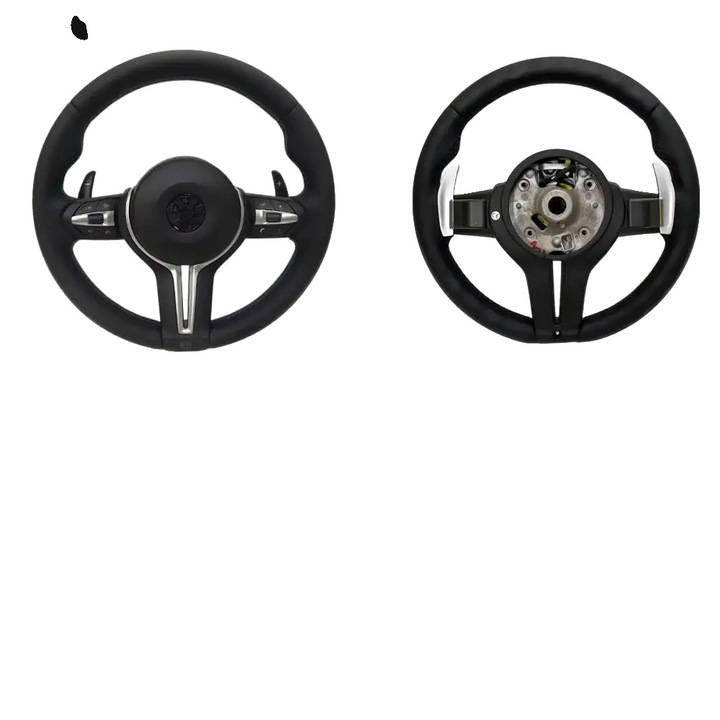 Husa volan din piele pentru BMW M5, ajustare personalizata, grip imbunatatit, culoare neagra