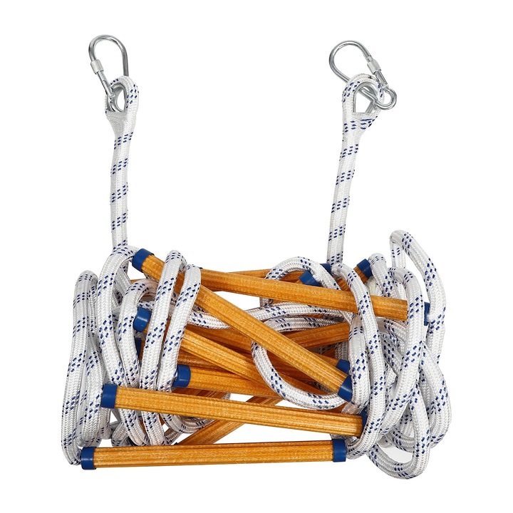 Scara de lucru, 6M, capacitate de incarcare 200kg, materiale durabile, cu ham de siguranta, 3 carlige