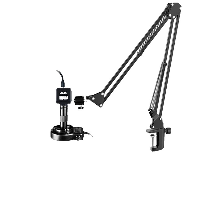 Digitális mikroszkóp, 4K, 150X nagyítás, normál állvány