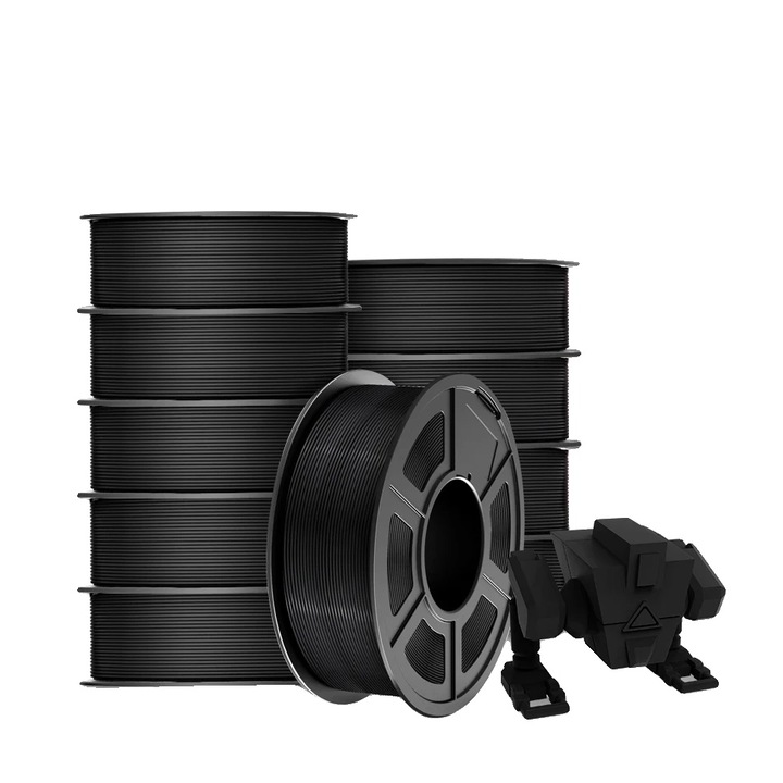 Filament 3D PLA, PLAPLUS, negru, 1.75mm, 11KG