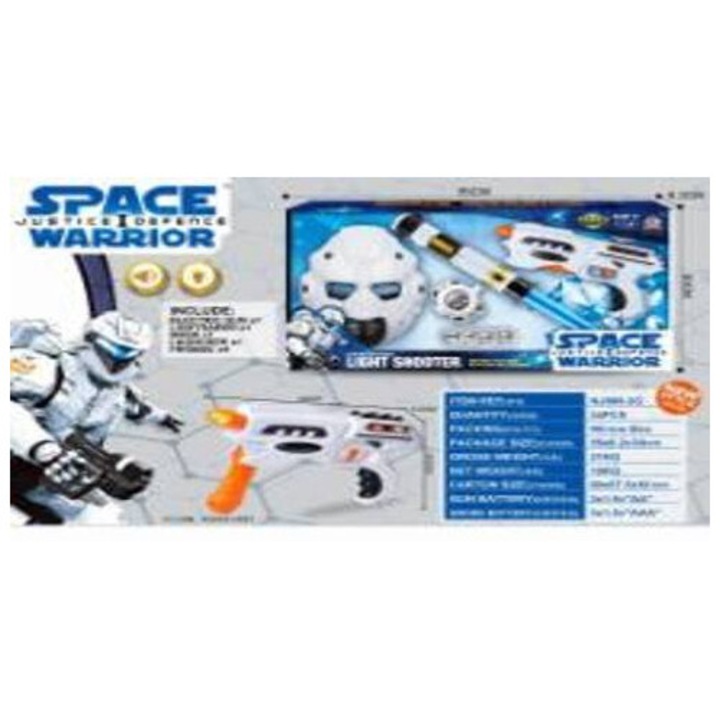 Játékpisztoly, MAKSIK, kozmikus készlet, fény- és hangeffektek, 55x30x6,2cm