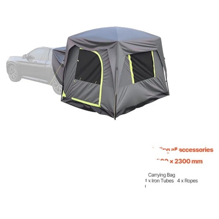 Cort camping, design impermeabil, interior spatios, 10x8ft, set pentru 5-8 utilizatori