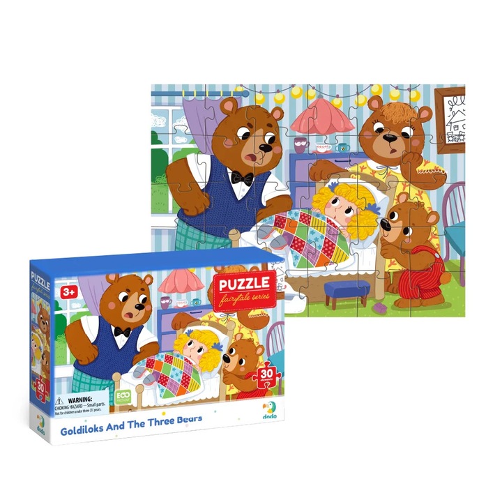 Puzzle Dodo "Zlotowlosa i Trzy Niedzwiedzie", 300 piese