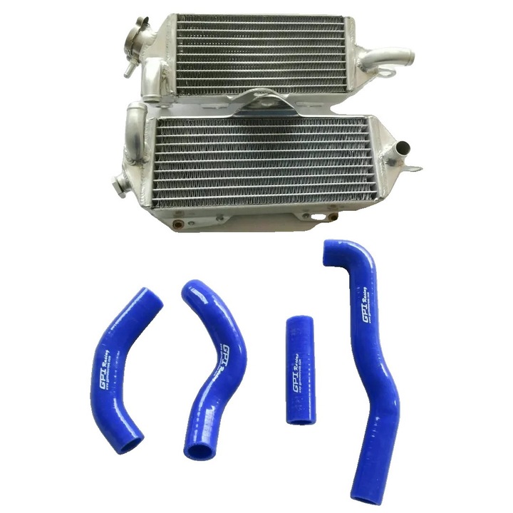 Racitor, Performanta Imbunatatita, Aliaj Aluminiu, Albastru, Set complet