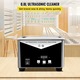 Curatator ultrasonic, 304 otel inoxidabil, capacitate 0.8L, frecventa 40 kHz, 35W, 220V