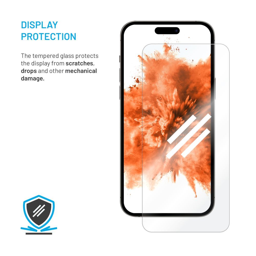 Folie protectie telefoane FIXED pentru Samsung Galaxy A17 4G/5G, set 2 buc, 2,5D, transparent