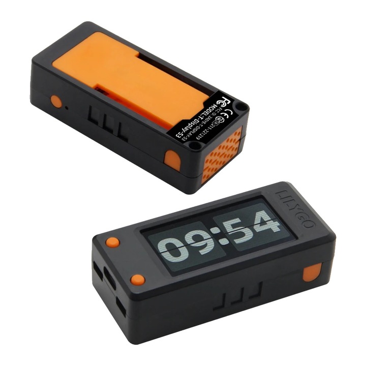 Placa de dezvoltare ESP32-S3, Bluetooth, display 9 inch, cu carcasa neagra, compatibilitate MIDI