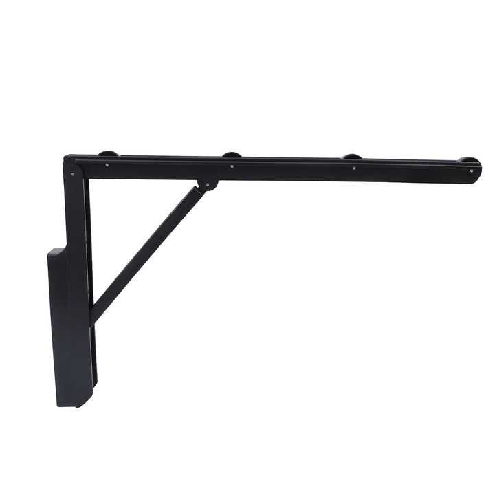 Повдигач за капак на хидромасажна вана, Сгъваем дизайн, Капацитет 35 кг, черен