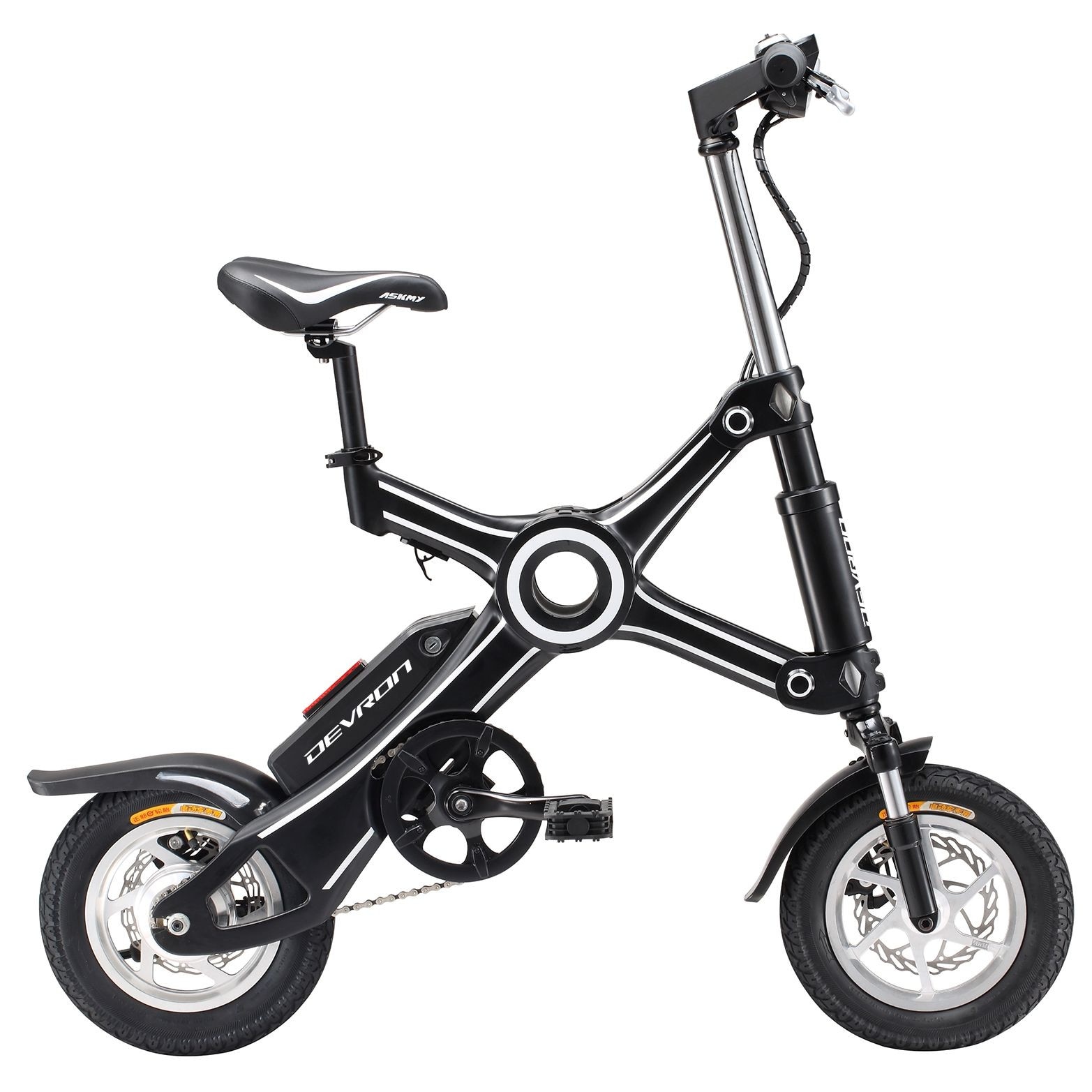 Bicicleta Electrica Devron Pliabila Folding X3 - 20 Inch, Negru