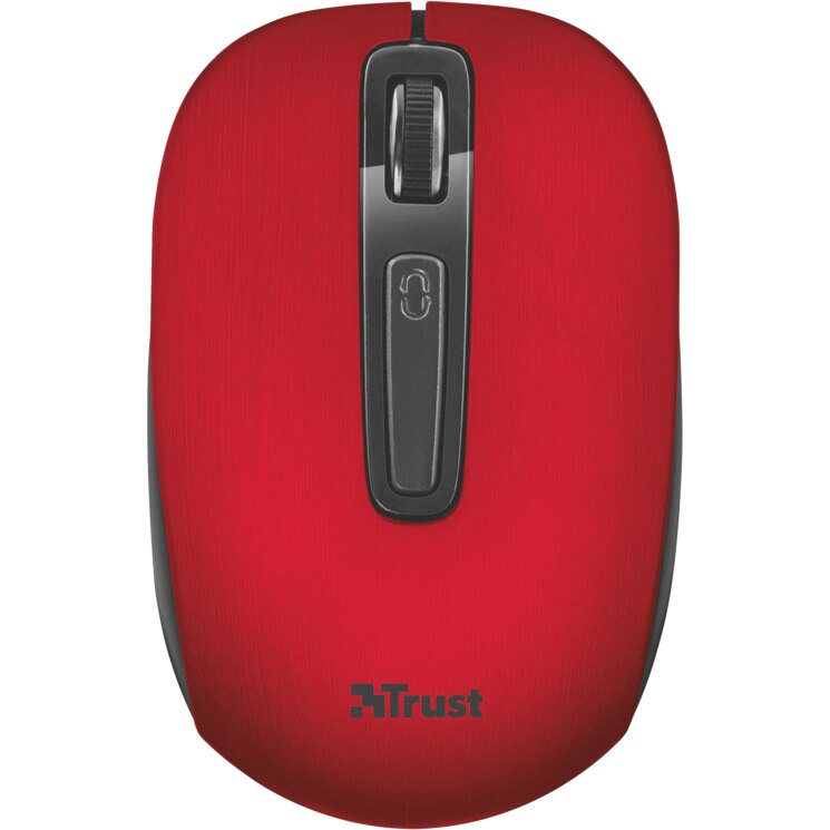 Mouse wireless Trust Aera, rosu