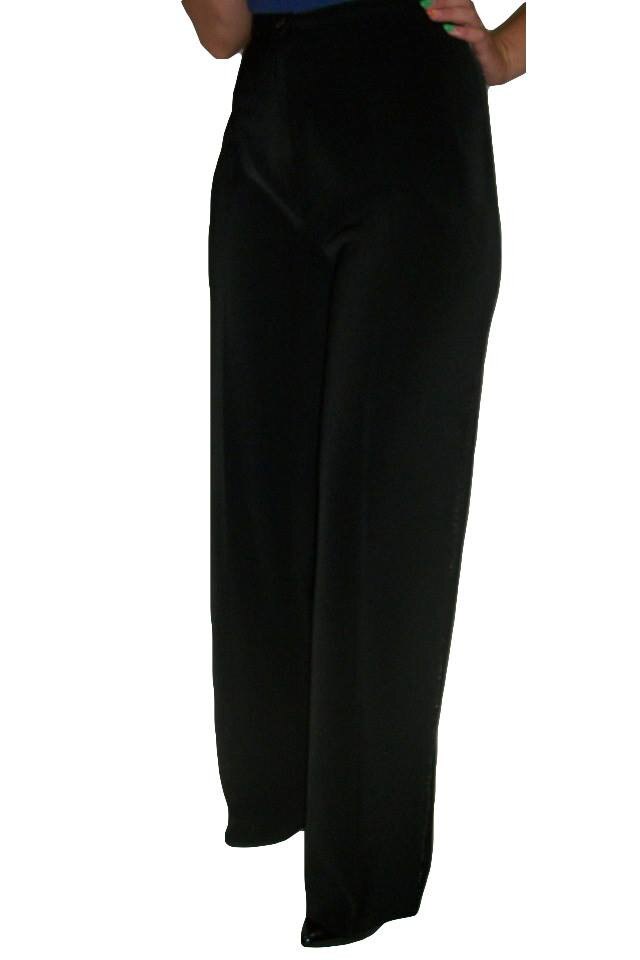 Pantaloni lungi, rafinati, croi clasic drept,masura mare,D&J Exclusive, Negru, 46