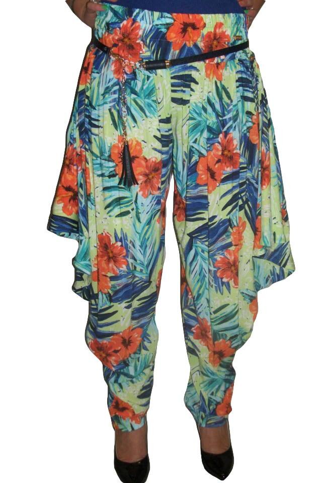 Pantaloni moderni,masura mare,D&J Exclusive, Multicolor