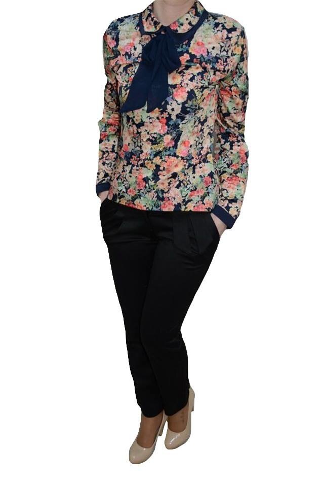 Pantaloni clasici, buzunare laterale, fermoar,D&J Exclusive, Negru