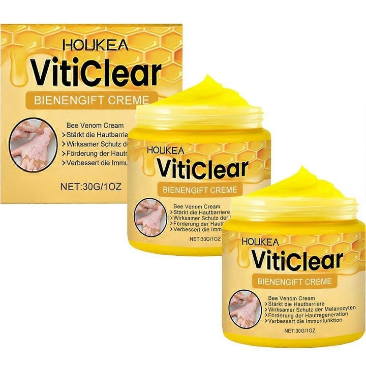 Crema hidratanta pentru corp, Bee Venom, formula profund hidratanta, 2 bucati, textura usoara, non-grasa