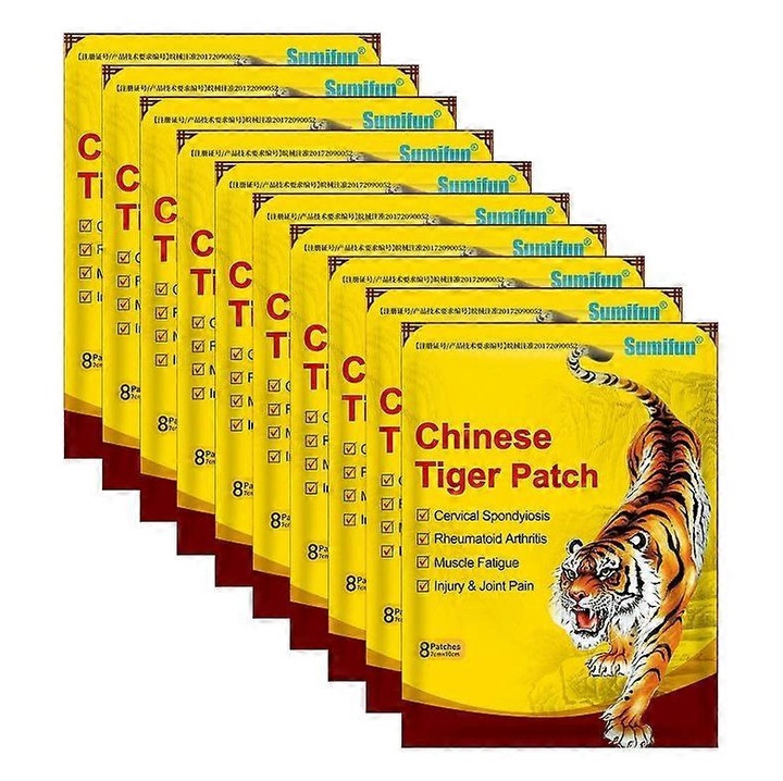 Plasturi pentru ameliorarea durerii, 80 buc, din ceramica nano cu infrarosu de la distanta, confortabili, usor de utilizat