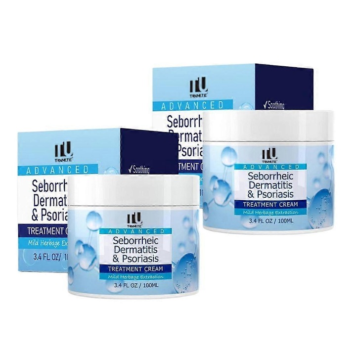 Nyugtató krém fejbőrre, szeborreás dermatitisz kezelésére, 100ml, 2 darabos szett