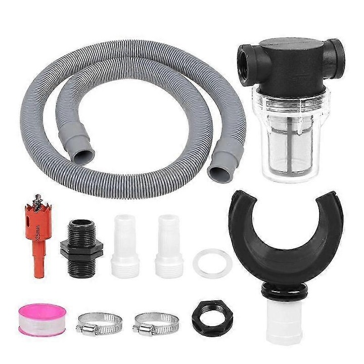 Speedy esővízgyűjtő, 75-110 mm, PVC/gumi anyag, komplett szett szűrővel, 1m tömlővel