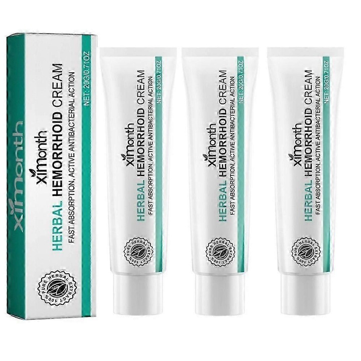 Aranyér krém, 20g, aranyér és anális repedések kezelésére, 3x12.5cm, 3 db-os szett