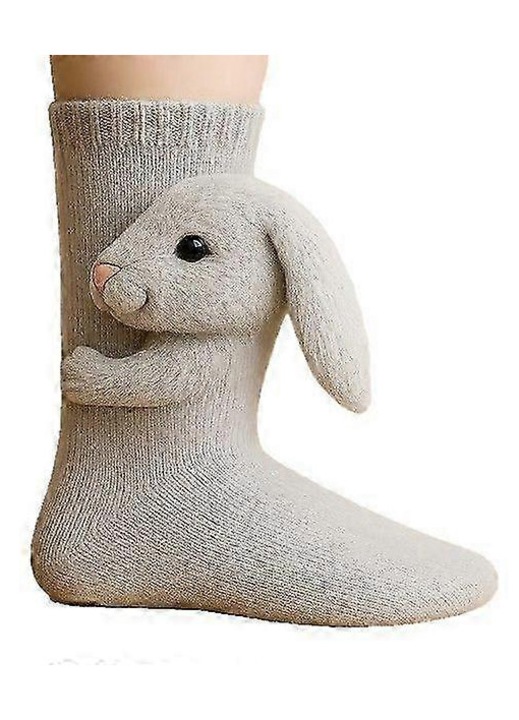 Дамски чорапи комплект, щампа T-Rex и алигатор, топли, един размер