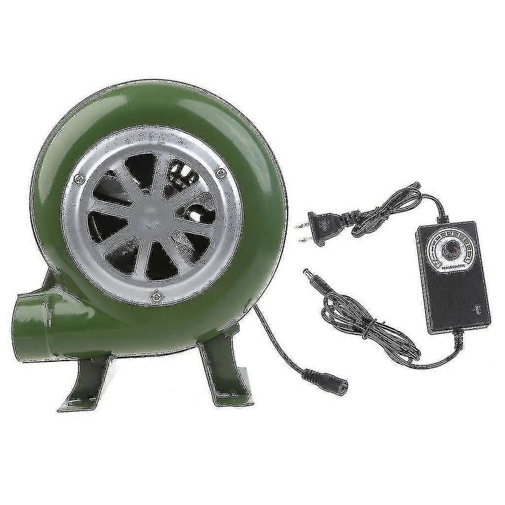 Ventilator electric pentru gratar, 80W/60W/40W, 2900RPM, 22cmx18.5cmx12.5cm, set complet