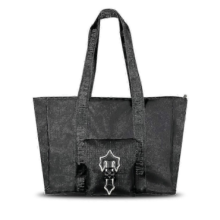 Geantă unisex Trapstar, design la modă, formă dreptunghiulară, utilizare zilnică, albă