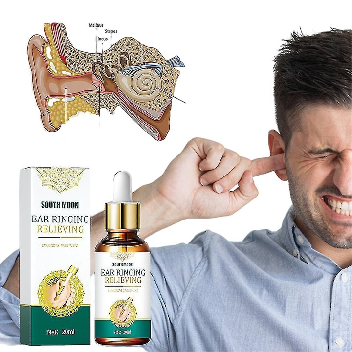 Picaturi pentru urechi Tinnitus, eliminare zgomot ureche, formula rapida, 1 flacon